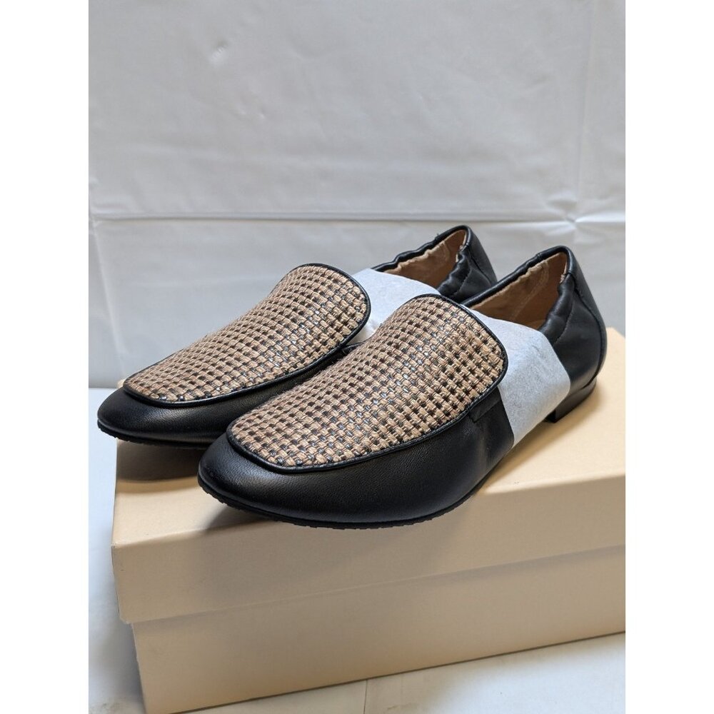 Nydj Women's Douglas Loafer Flat Black Size 7.5 New in box